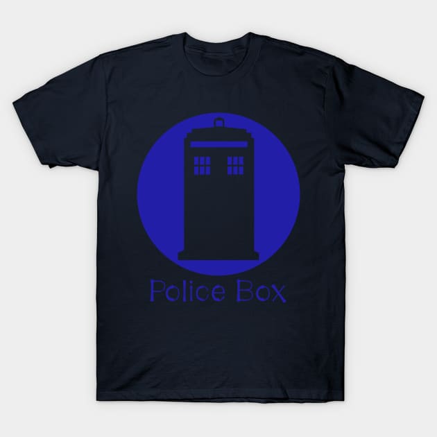 Police Box - Police Box T-Shirt by Thedustyphoenix